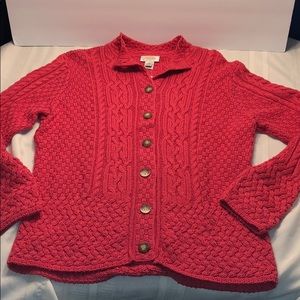 Talbots women’s 1X cable knit cardigan NWT